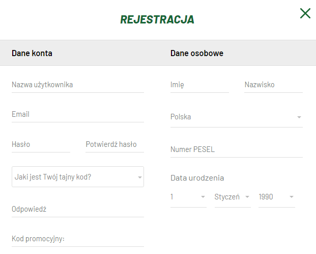 Totalbet rejestracja