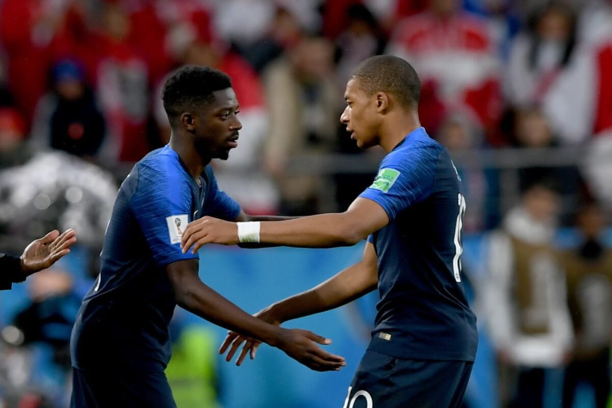 Ousmane Dembele i Kylian Mbappe