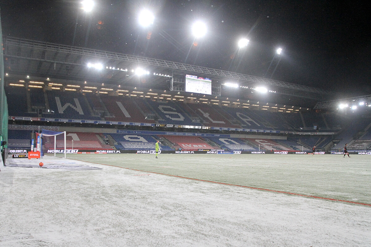 Murawa na stadionie Wisły Kraków