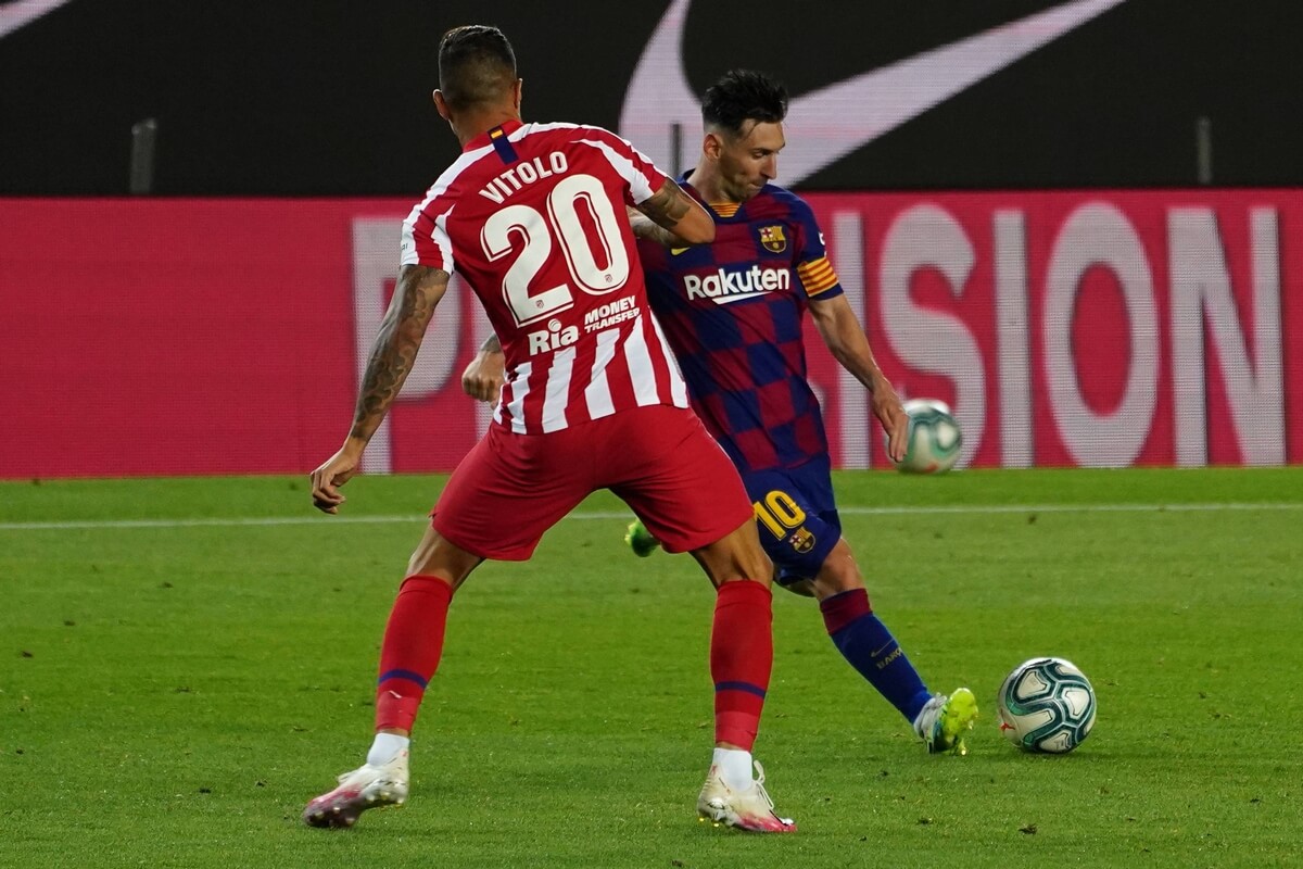 Vitolo i Leo Messi