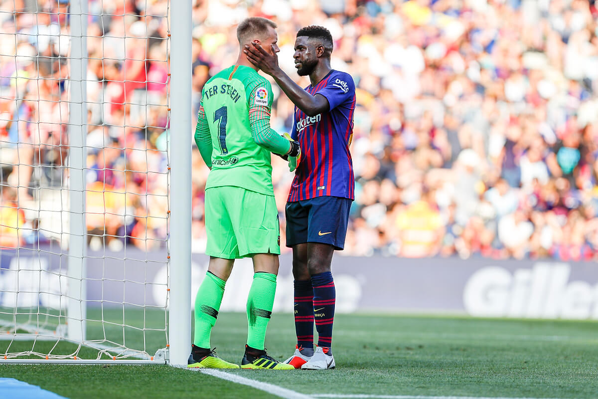 Marc-Andre ter Stegen i Samuel Umtiti