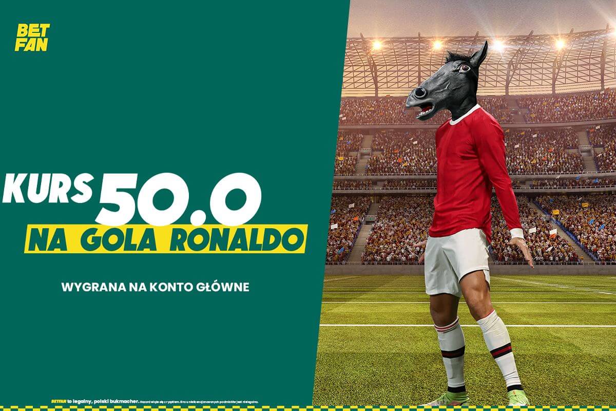 Kurs 50.00 na gola Ronaldo