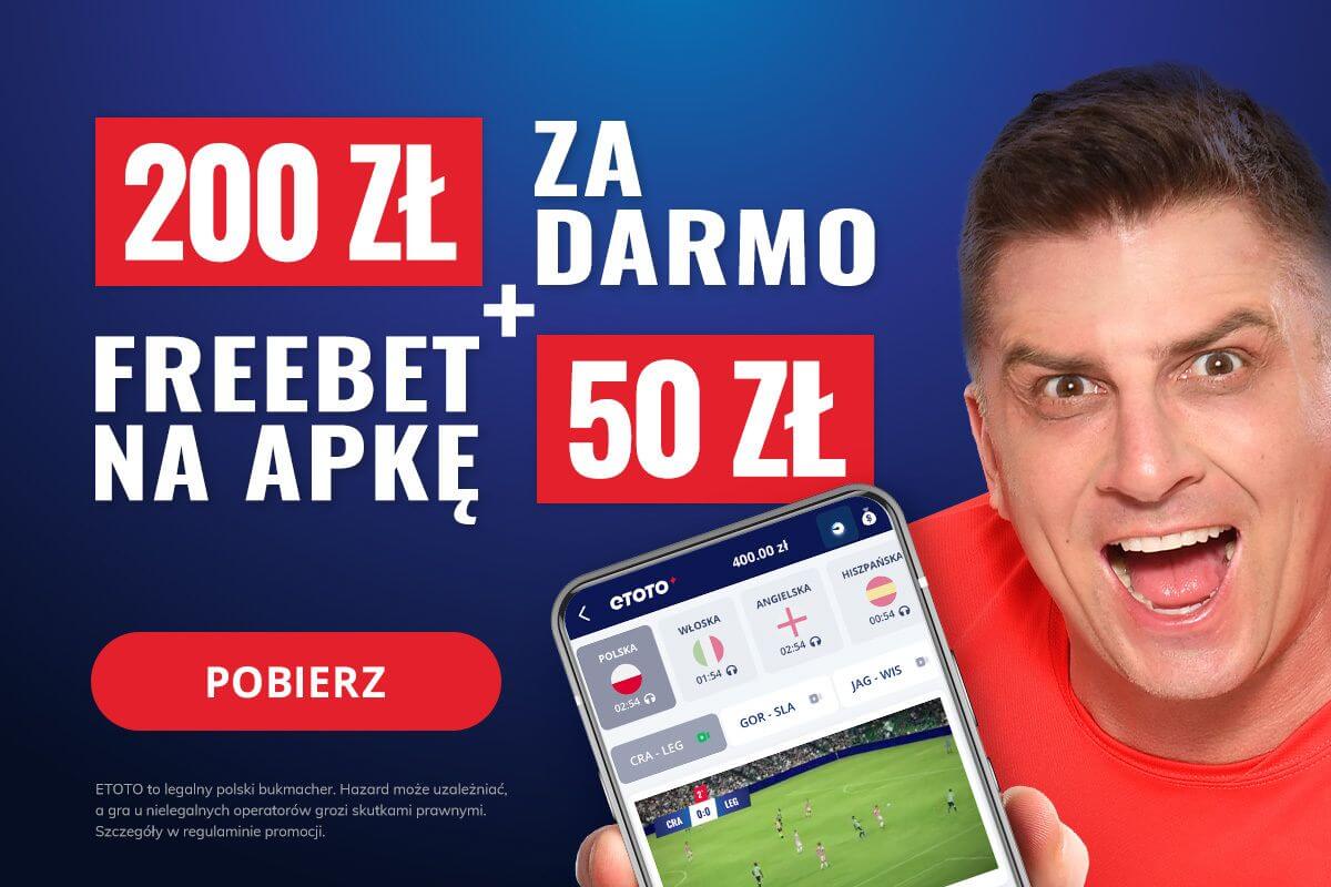 Freebet za apkę