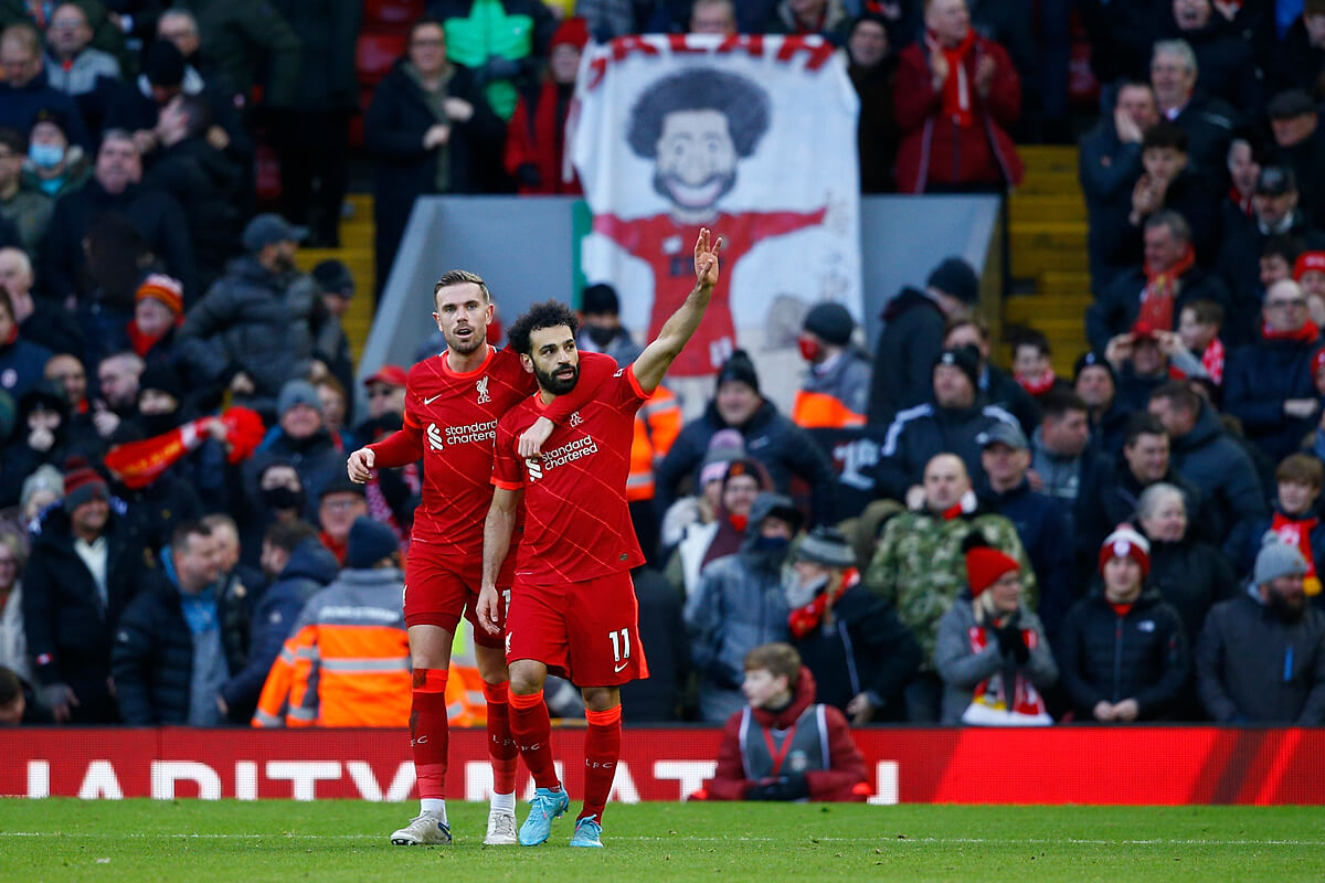 Jordan Henderson i Mohamed Salah