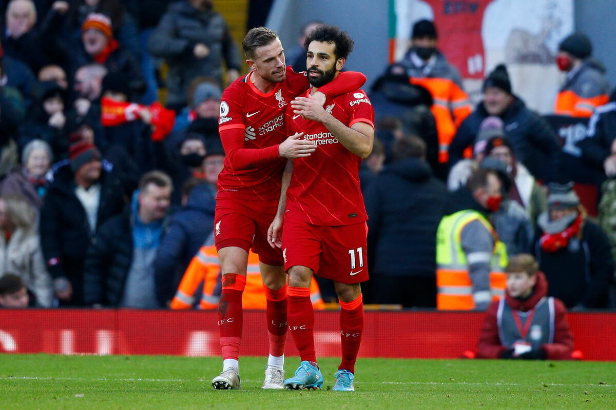 Jordan Henderson i Mohamed Salah