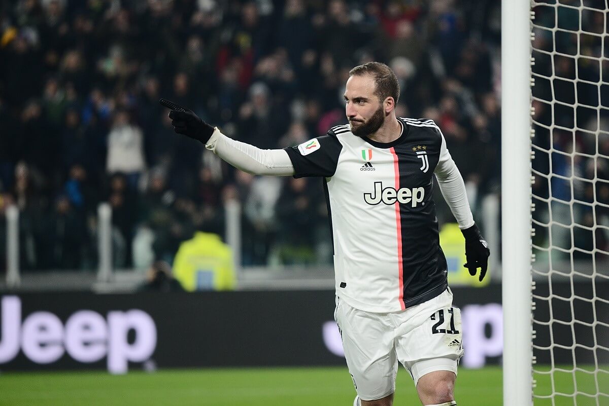 Gonzalo Higuain w barwach Juventusu