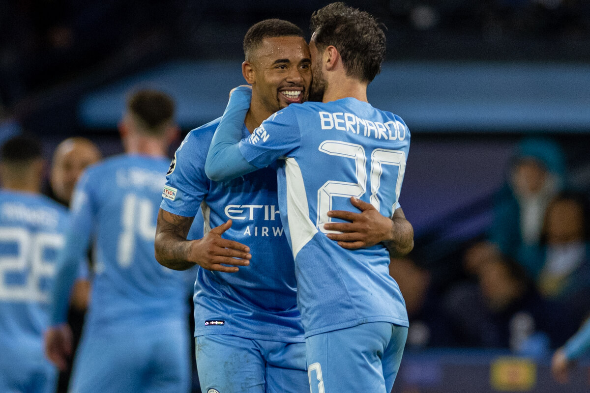 Gabriel Jesus i Bernardo Silva