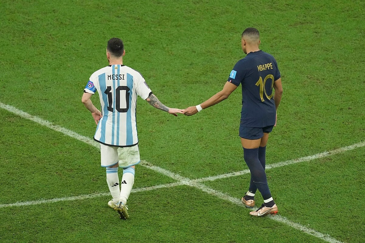 Lionel Messi & Kylian Mbappe (Argentyna - Francja, Mundial 2022)