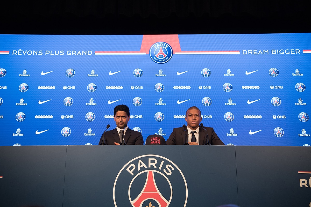 Nasser Al-Khelaifi i Kylian Mbappe