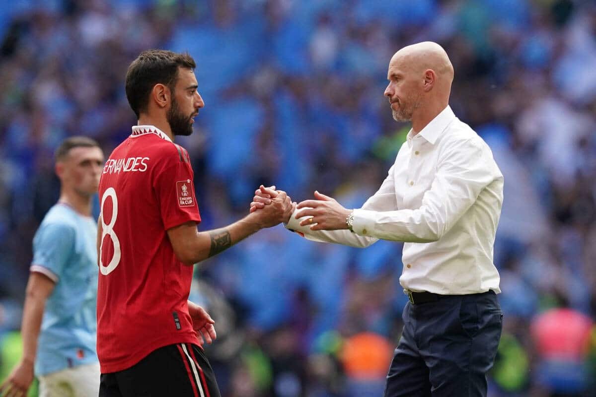 Bruno Fernandes i Erik ten Hag