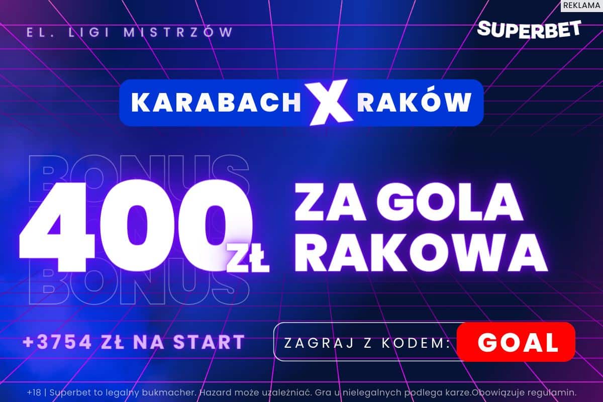 Kurs 200.00 na gola Rakowa