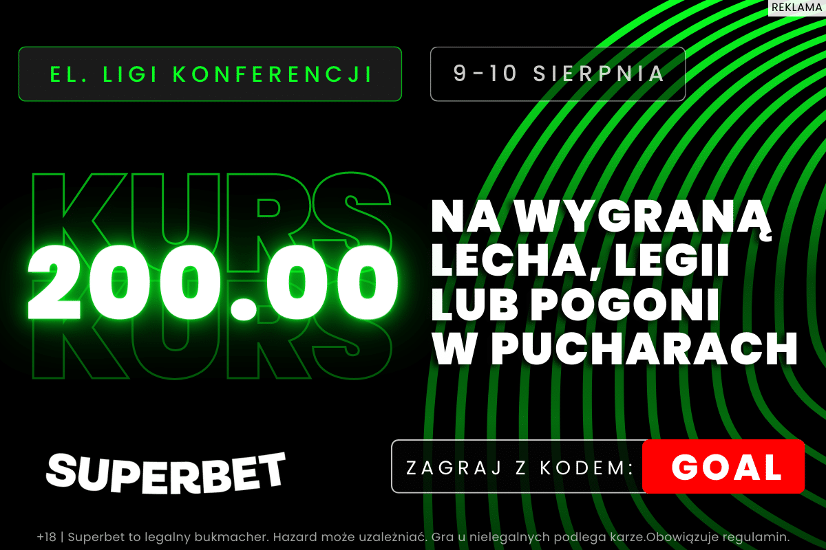 Promocja Superbet na eliminacje do Ligi Konferencji