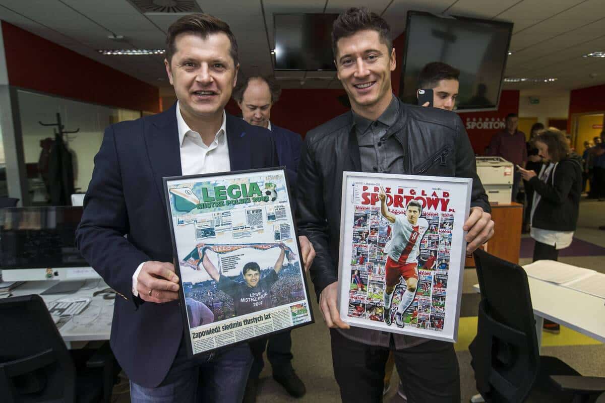 Cezary Kucharski i Robert Lewandowski