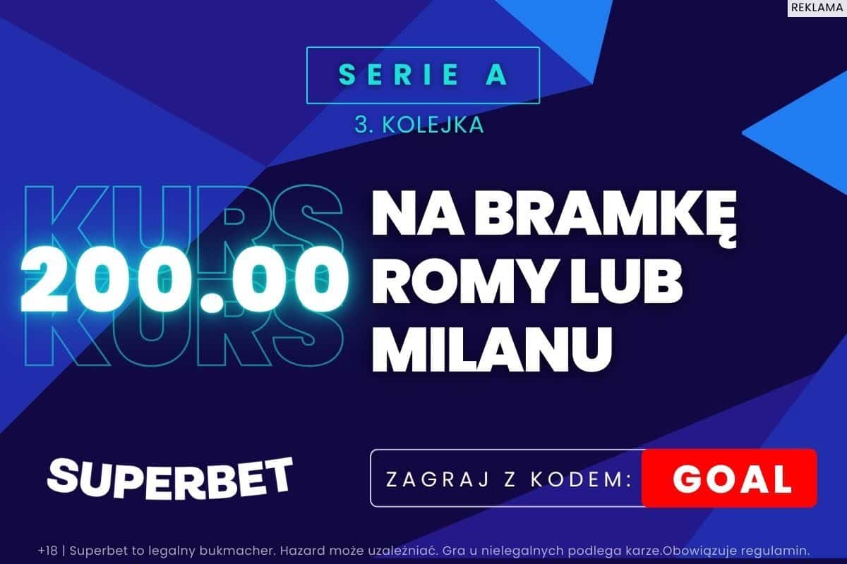 AS Roma – AC Milan promocja Superbet