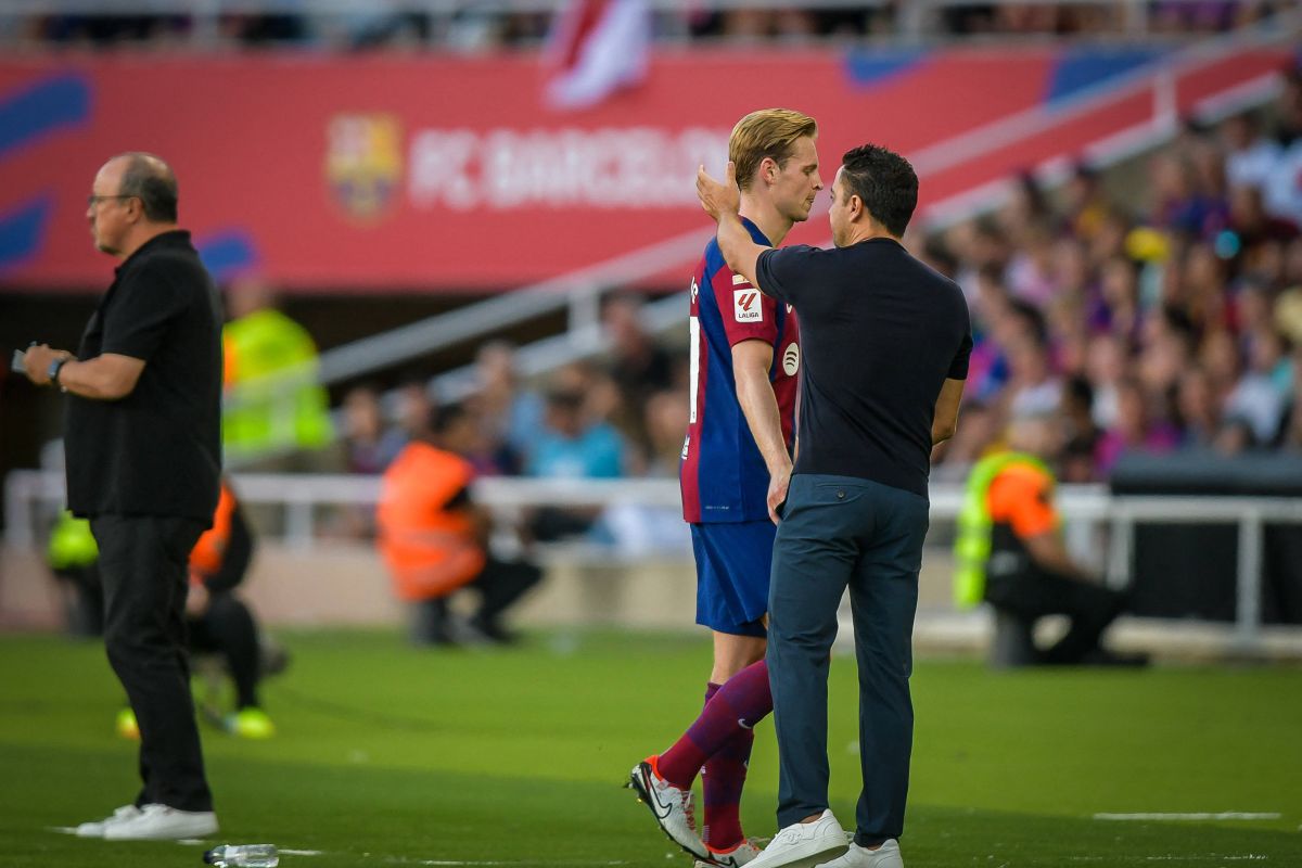 Frenkie de Jong i Xavi