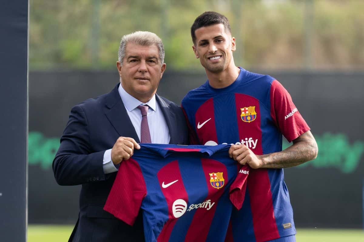 Joan Laporta i Joao Cancelo