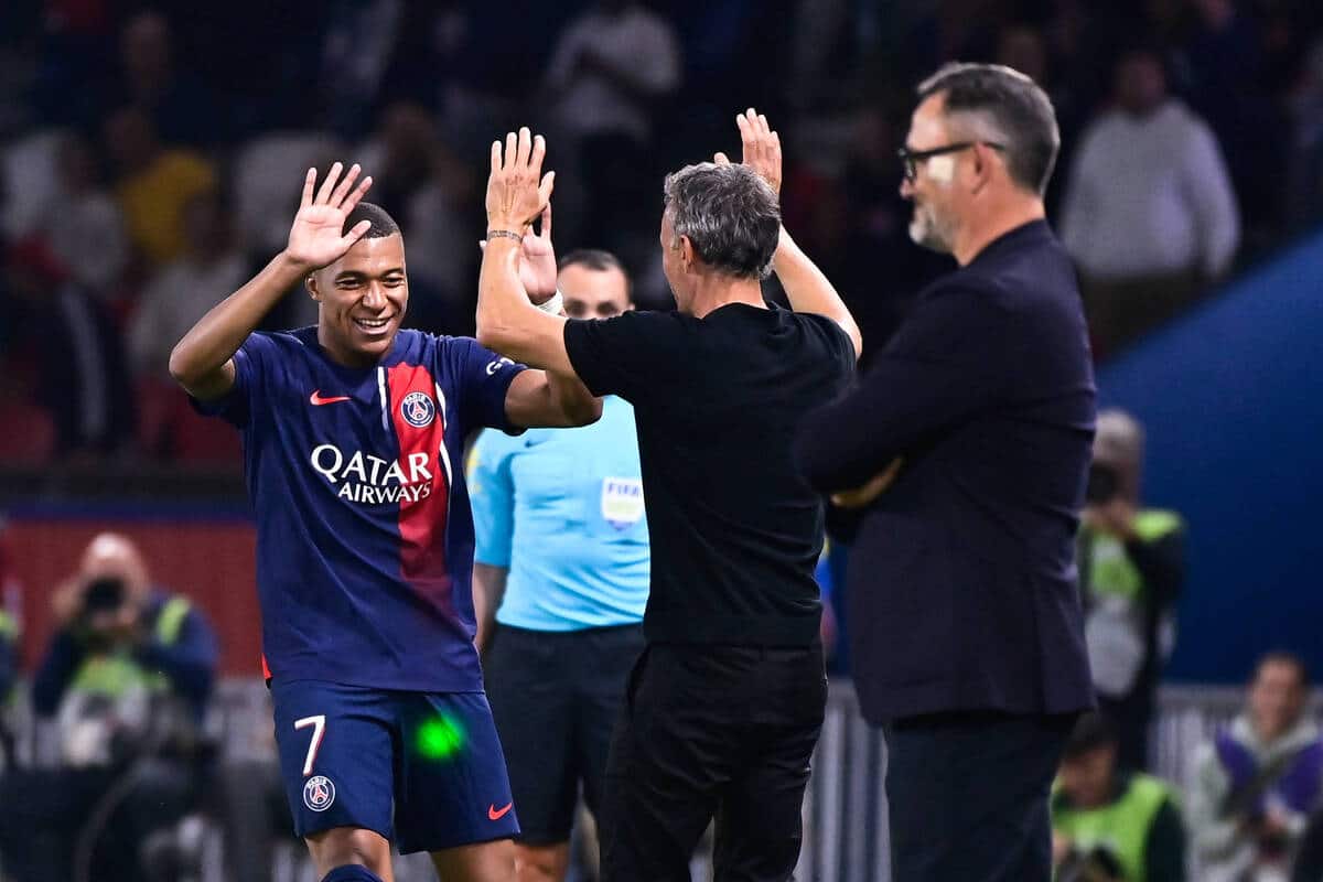 Kylian Mbappe i Luis Enrique