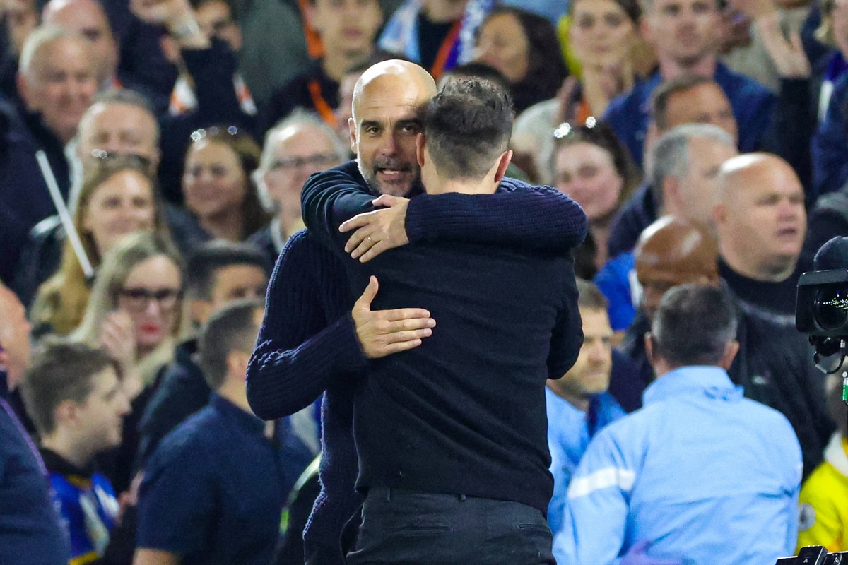 Pep Guardiola i Roberto De Zerbi