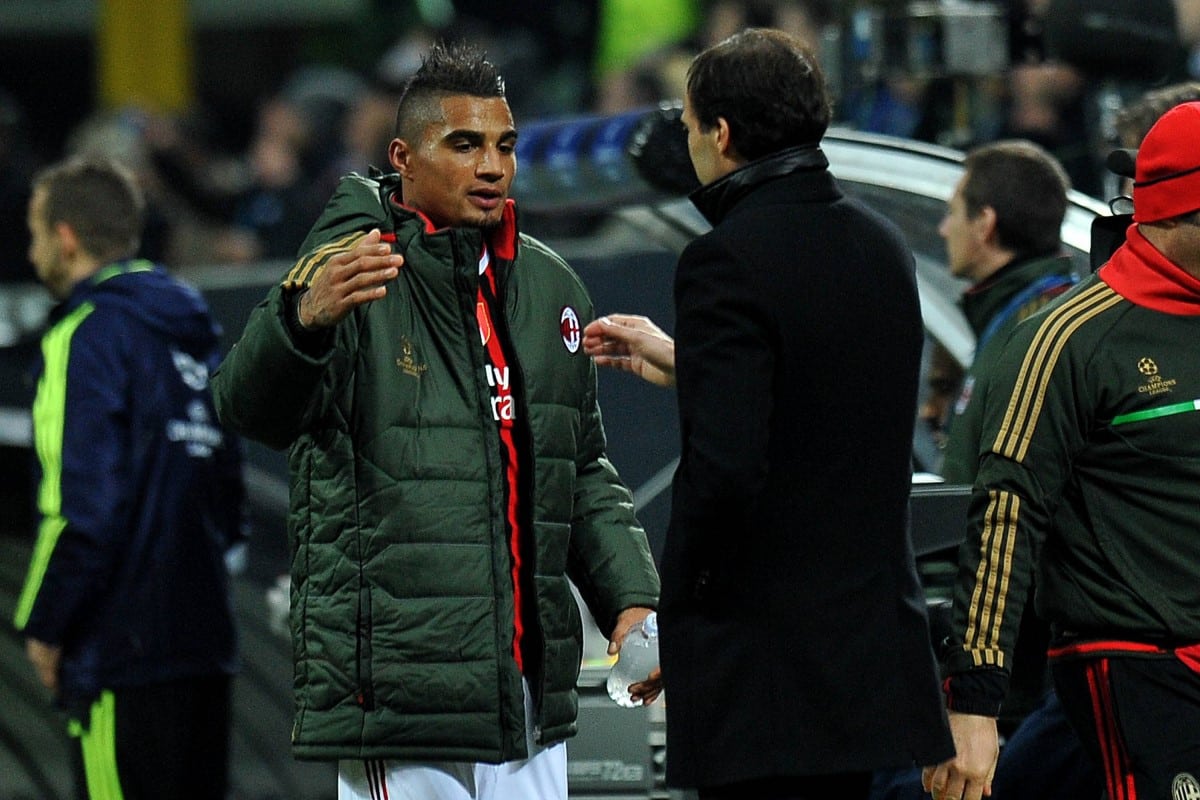 Kevin-Prince Boateng oraz Massimiliano Allegri