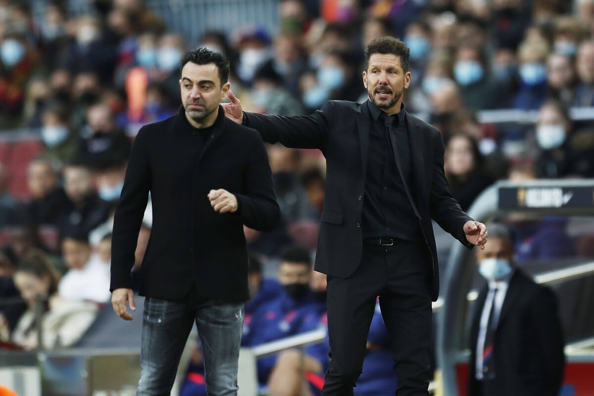 Xavi i Diego Simeone