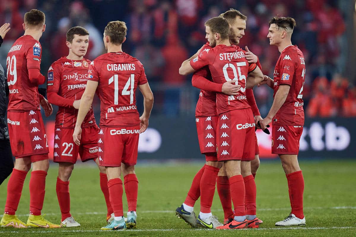 Piłkarze Widzewa Łódź