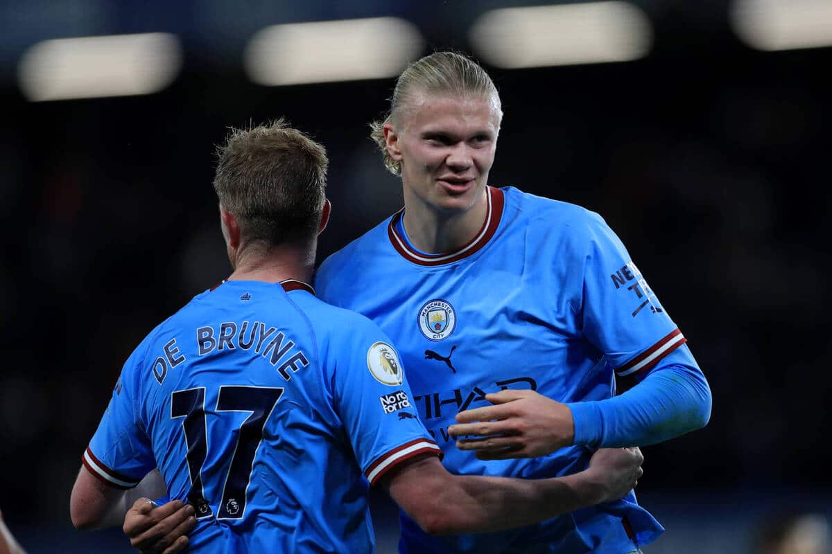 Kevin De Bruyne i Erling Haaland