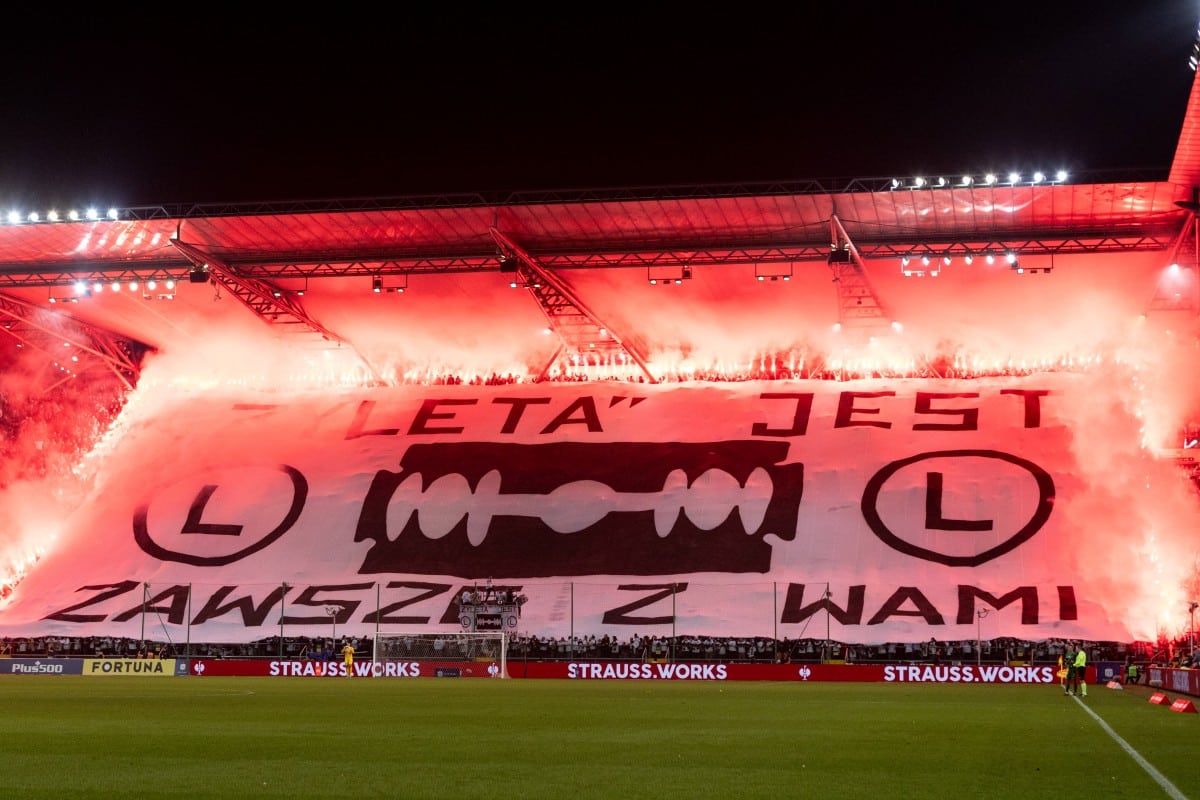 Trybuna Północna na stadionie Legii Warszawa