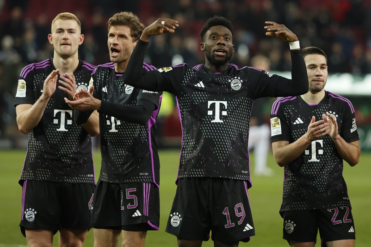 Matthijs de Ligt, Thomas Mueller, Alphonso Davies i Raphael Guerreiro