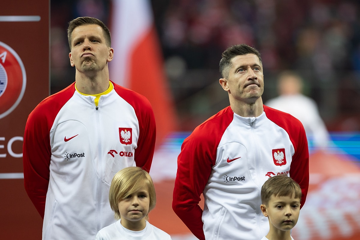 Wojciech Szczęsny i Robert Lewandowski