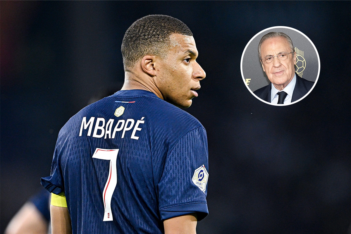 Kylian Mbappe i Florentino Perez