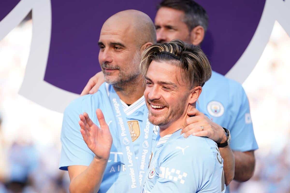 Pep Guardiola i Jack Grealish