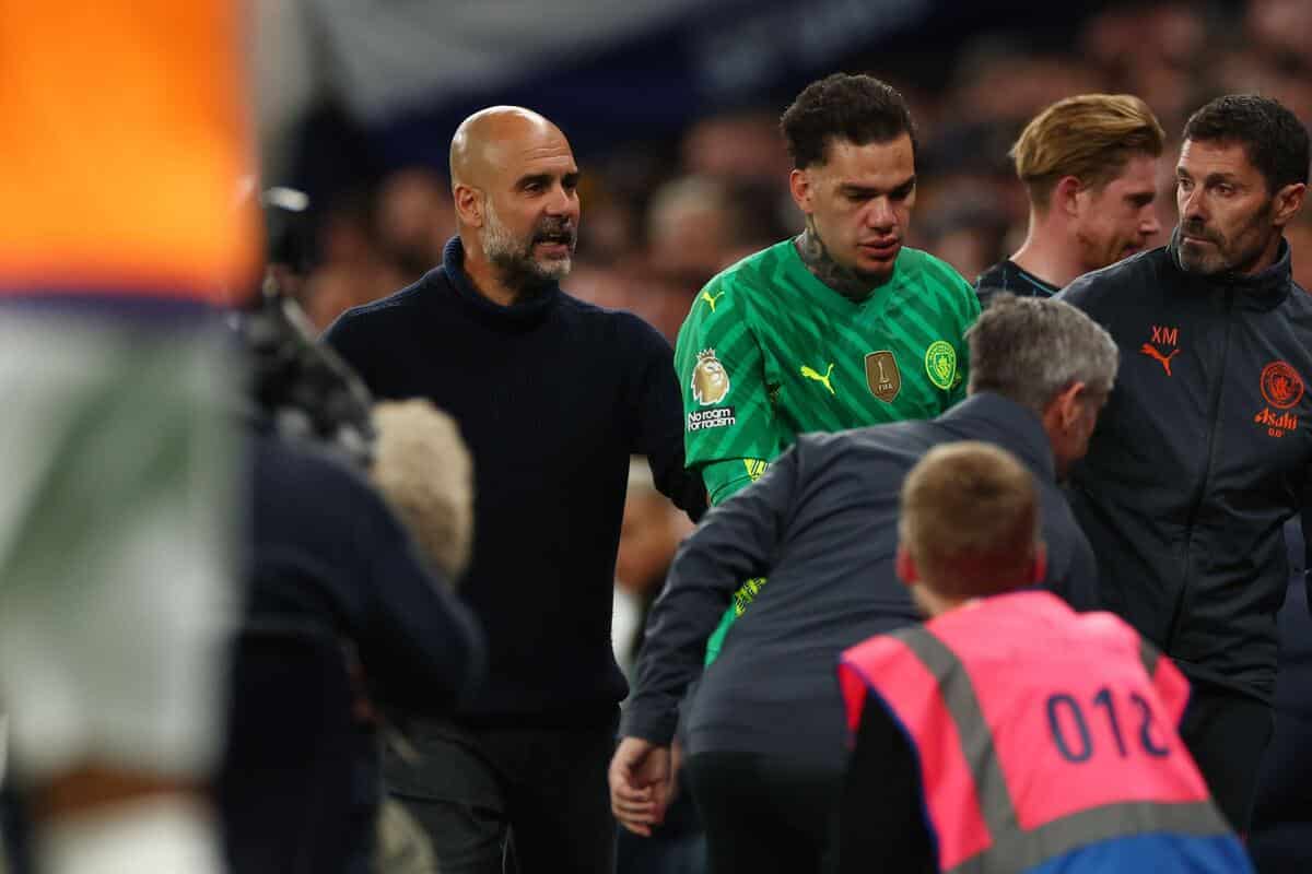 Pep Guardiola i Ederson