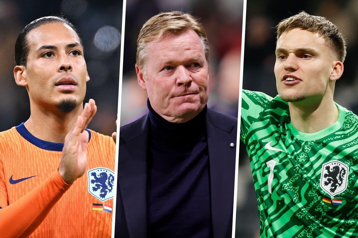 Vigil van Dijk, Ronald Koeman i Bart Verbruggen