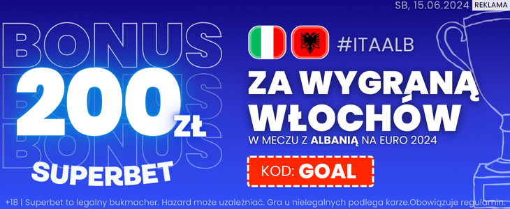 Superbet. Włochy - Albania