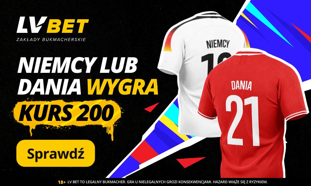 Promocja LV BET na mecz Niemcy - Dania