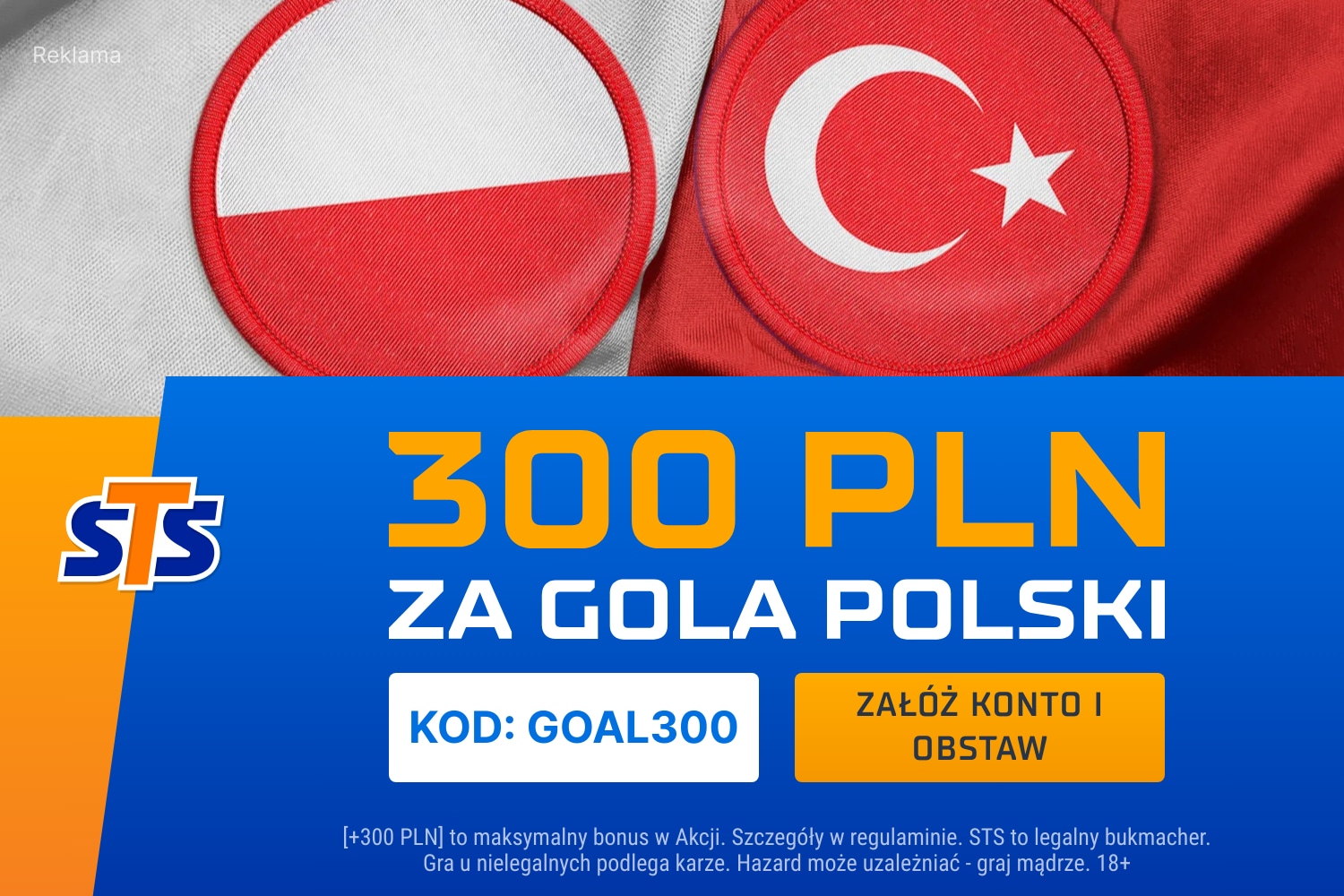Polska - Turcja bonus w STS