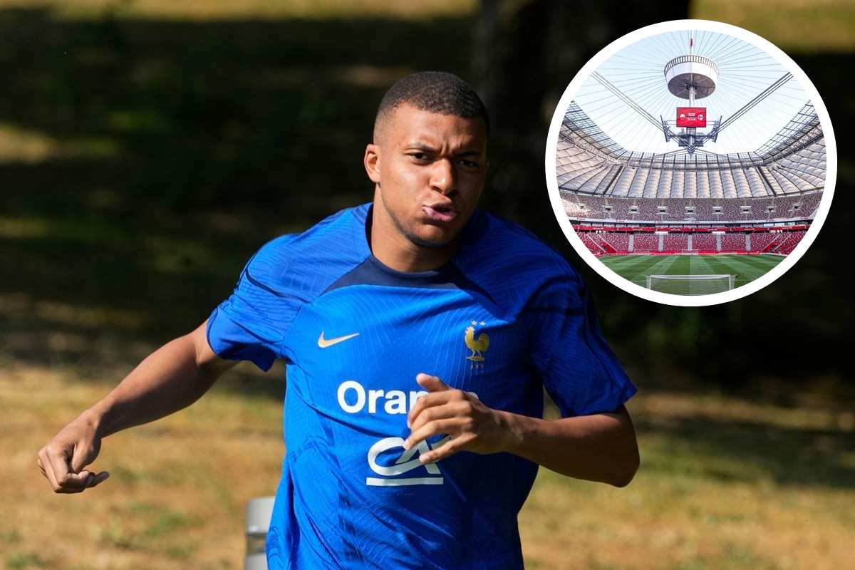 Kylian Mbappe i Stadion Narodowy