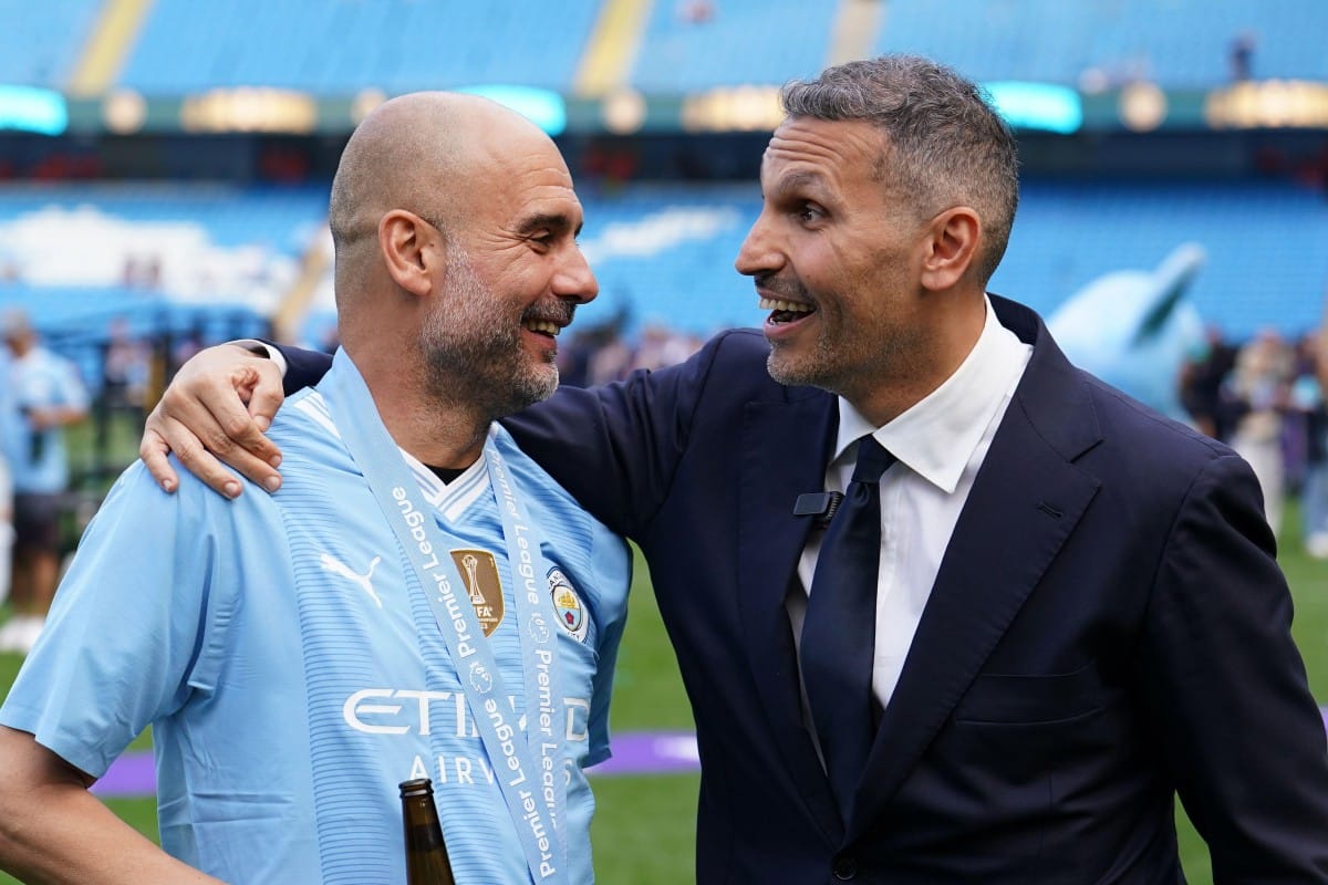 Pep Guardiola i Khaldoon Al Mubarak