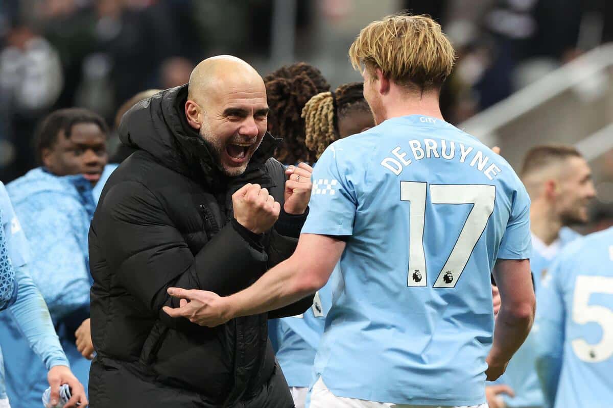 Pep Guardiola i Kevin De Bruyne