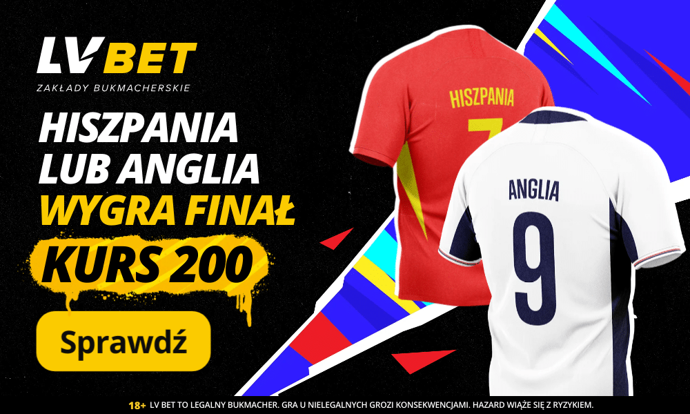 Hiszpania - Anglia: promocja LV BET