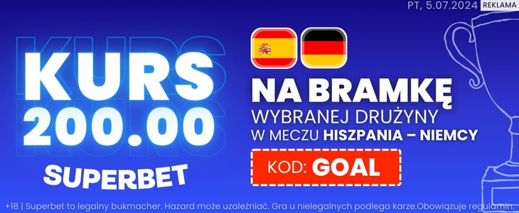 Hiszpania - Niemcy w Superbet