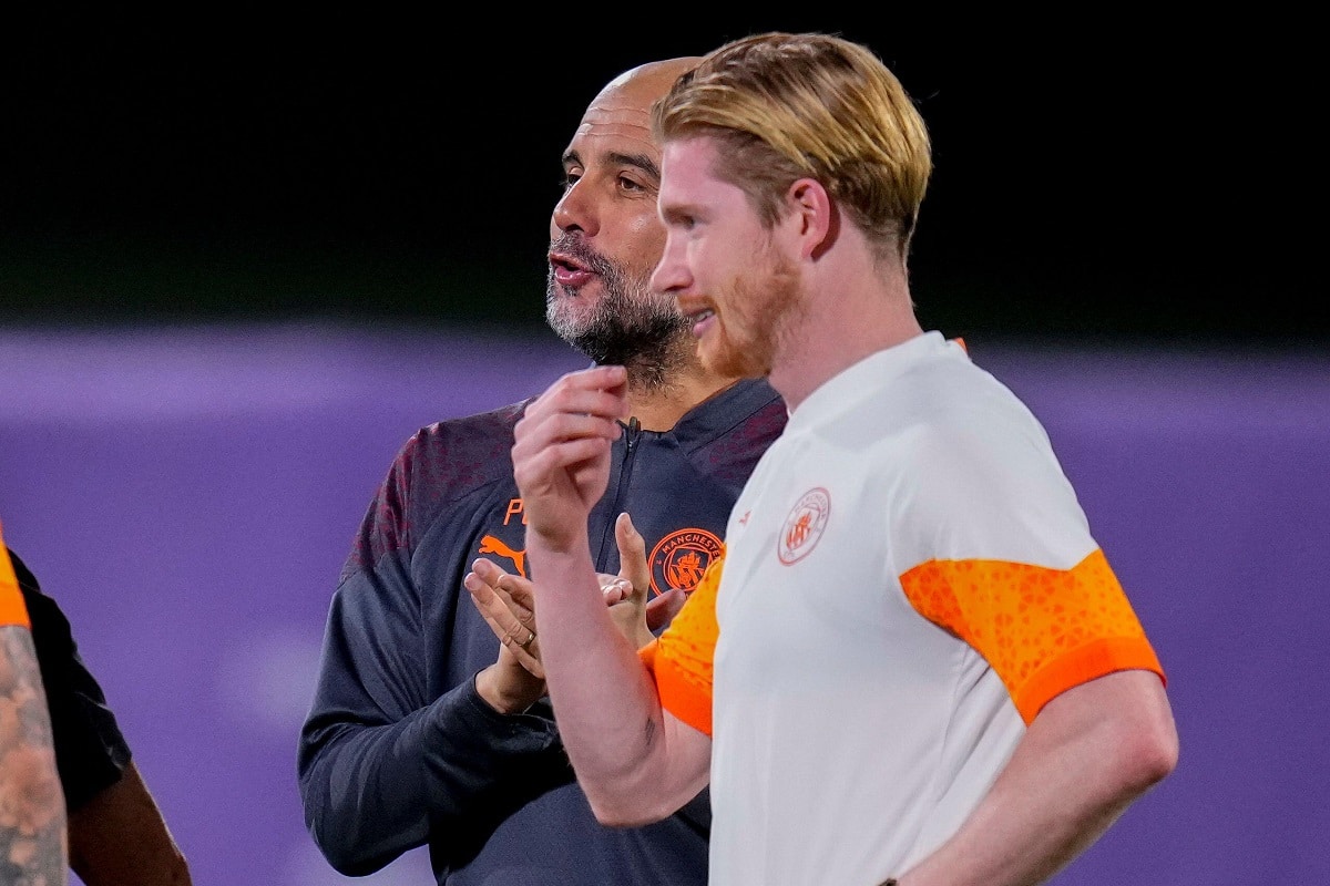 Pep Guardiola i Kevin de Bruyne