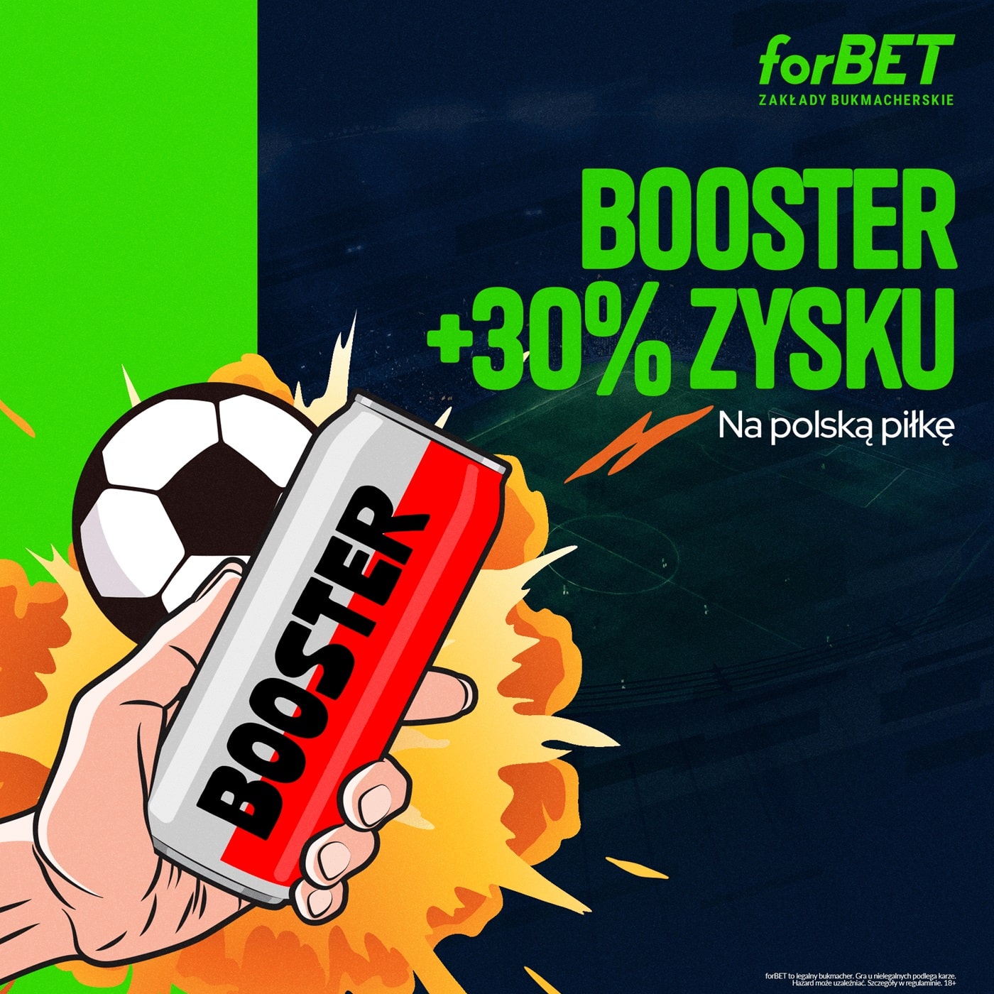 Promocja forBET booster 30%