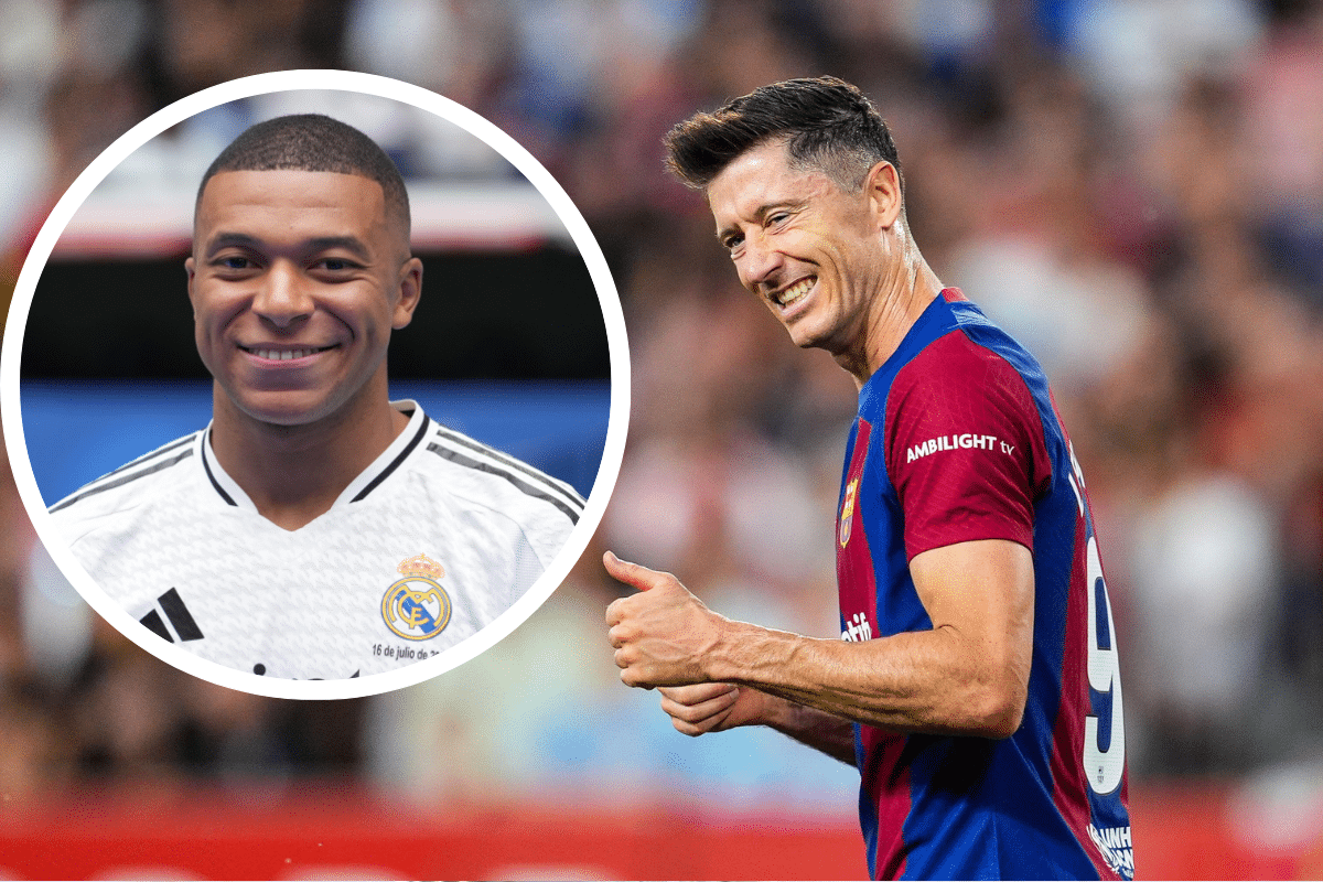 Robert Lewandowski i Kylian Mbappe