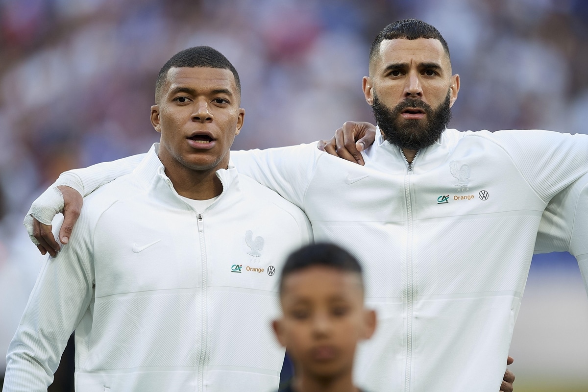 Kylian Mbappe i Karim Benzema