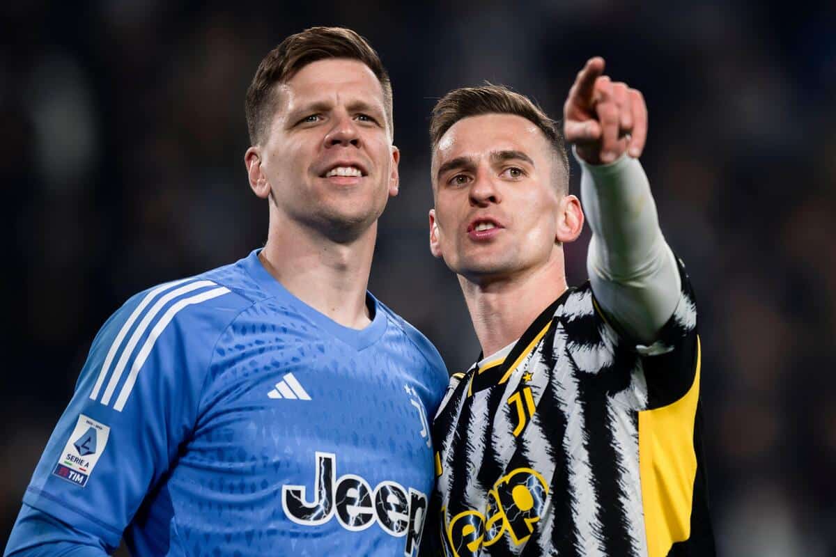 Wojciech Szczęsny i Arkadiusz Milik