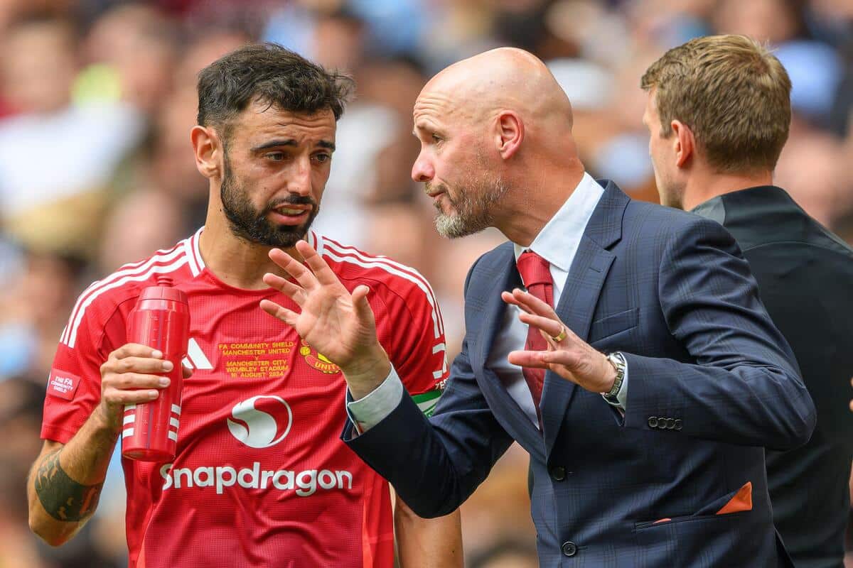 Bruno Fernandes i Erik ten Hag