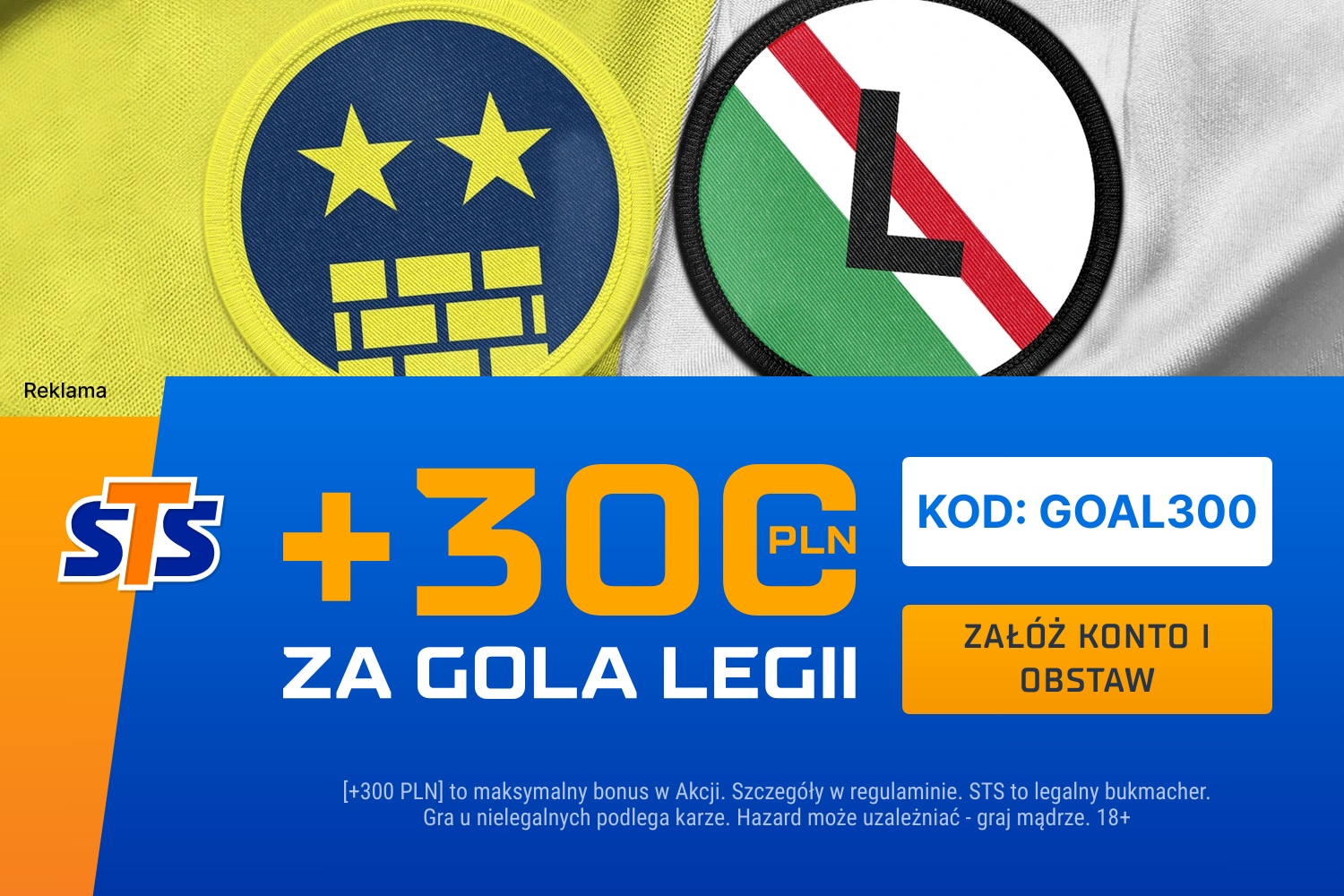 Bonus na mecz Broendby - Legia