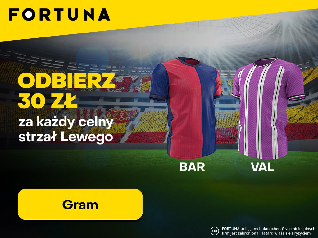 Promocja w Fortunie na pojedynek Barcelony z Valladolid