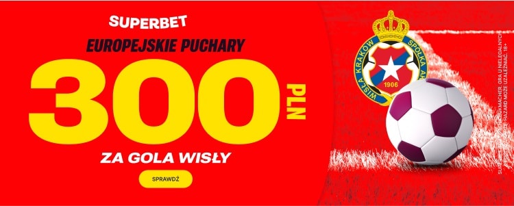 Promocja w Superbet na mecz Spartak Trnava - Wisła Kraków